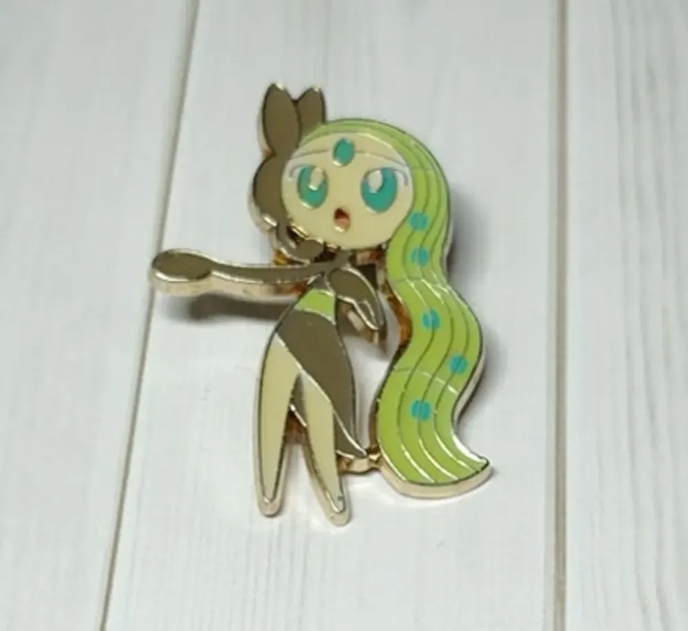 Meloetta Official Pokemon Pin Badge for a Hat, Lapel, Jacket or Backpack